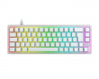 K5V2 RGB Compact Mechanical Gaming Tastatur [MX2A Red] - Gennemsigtig Hvid