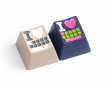 Love Zinc Alloy OEM Artisan Keycap - Mørke Lilla Love Zinc Alloy OEM Artisan Keycap - Mørke Lilla