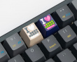 Love Zinc Alloy OEM Artisan Keycap - Mørke Lilla Love Zinc Alloy OEM Artisan Keycap - Mørke Lilla