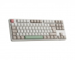 5087B TKL Plus 9009 Retro Trådløs RGB Hotswap Tastatur [CS Wine Red]
