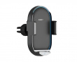 Wireless Car Charger 50W - Sort Hurtig Oplader til Bil