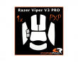 PXP Grips til Razer Viper V3 Pro - Hvid