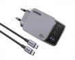 Nexode Pro 65W 3-Ports GaN Vægoplader med 100W USB-C Kabel