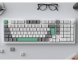 PBT Keycap set ISO Nordic - Gray White Mint PBT Keycap set ISO Nordic - Gray White Mint