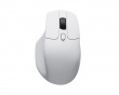 M6 4K Ergonomisk Trådløs Mus - Hvid