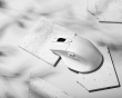M6 4K Ergonomisk Trådløs Mus - Hvid