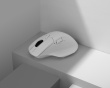 M6 4K Ergonomisk Trådløs Mus - Hvid
