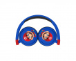 Super Mario Junior Bluetooth On-Ear Trådløse Hovedtelefoner - Blå