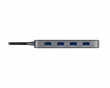 Transparent USB Dockningsstation - 5 porte