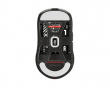 X2-H High Hump Trådløs Gaming Mus - Mini - Clear Black - Limited Edition