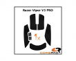 Soft Grips til Razer Viper V3 Pro - Hvid