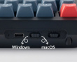V6 Max QMK RGB Hotswap Trådløs Tastatur [Gateron Jupiter Red] - ISO