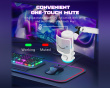Ampligame AM6 Kondensator Mikrofon med RGB - Hvid