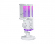 Ampligame AM6 Kondensator Mikrofon med RGB - Hvid