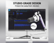 K688 USB / XLR Mikrofon - Dynamisk Mikrofon - Hvid