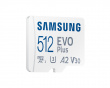 EVO Plus microSDXC UHS-I U3 512GB & SD adapter - Hukommelsekort