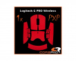 PXP Grips til Logitech G PRO Wireless - Rød