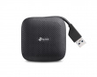 USB 3.0 Adapter 4-Ports USB-Hub - Sort