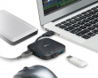 USB 3.0 Adapter 4-Ports USB-Hub - Sort