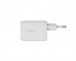 Boost Charge 65W USB-C Vægoplader - Hvid