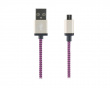 USB-A til USB Micro-B - 1m - Lilla