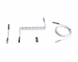 Coiled USB-C Kabel - Just White
