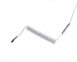 Coiled USB-C Kabel - Just White