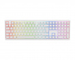 Zero 6108 Trådløst RGB Tastatur - Hvid [Cherry MX2A Brown]