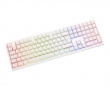 Zero 6108 Trådløst RGB Tastatur - Hvid [Cherry MX2A Brown]