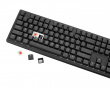Zero 6108 Trådløst RGB Tastatur - Sort [Cherry MX2A Speed Silver]
