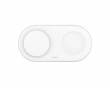 Boost Charge Pro 2-in-1 Qi2 Magnetisk Ladeplade - Hvid