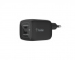 Boost Charge 65W USB-C Vægoplader - 2-port - Sort