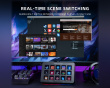 AMPLIGAME D6 Stream Controller - Streaming Deck - Sort