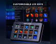 AMPLIGAME D6 Stream Controller - Streaming Deck - Sort