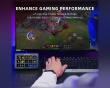 AMPLIGAME D6 Stream Controller - Streaming Deck - Sort