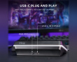AMPLIGAME D6 Stream Controller - Streaming Deck - Sort