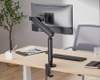 Flexy Monitor Arm 11kg USB-Ports 17”-35” Sort - Skærmstativ