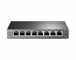 SG108PE Metal 8-Port Gigabit Switch med 4-Port PoE+, 10/100/1000Mbps