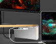 Træ Monitor Stand - Docking Station