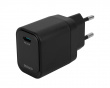 20W USB-C Vægoplader - Sort