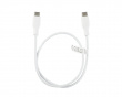 60W USB-C til USB-C Ladekabel - Hvid - 0.5 m