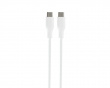60W USB-C til USB-C Ladekabel - Hvid - 1 m