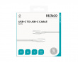60W USB-C til USB-C Ladekabel - Hvid - 2 m