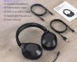 X3 Bluetooth ANC Høretelefoner Over-Ear - Sort