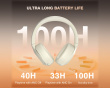 X3 Bluetooth ANC Høretelefoner Over-Ear - Hvid