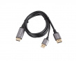 HDMI til DisplayPort Kabel 4K Sort - 1m