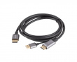 HDMI til DisplayPort Kabel 4K Sort - 1.8m