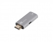 HDMI til DisplayPort Adapter 4K - Silver