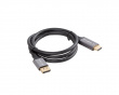 DisplayPort til HDMI Kabel 4K Sort - 1m