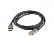 DisplayPort til HDMI Kabel 4K Sort - 1.8m